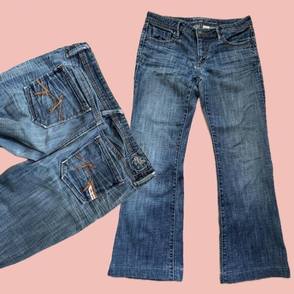 Vintage Y2K Parasuco Jeans – Dark Wash Bootcut Denim Size 30 - Picture 1 of 8